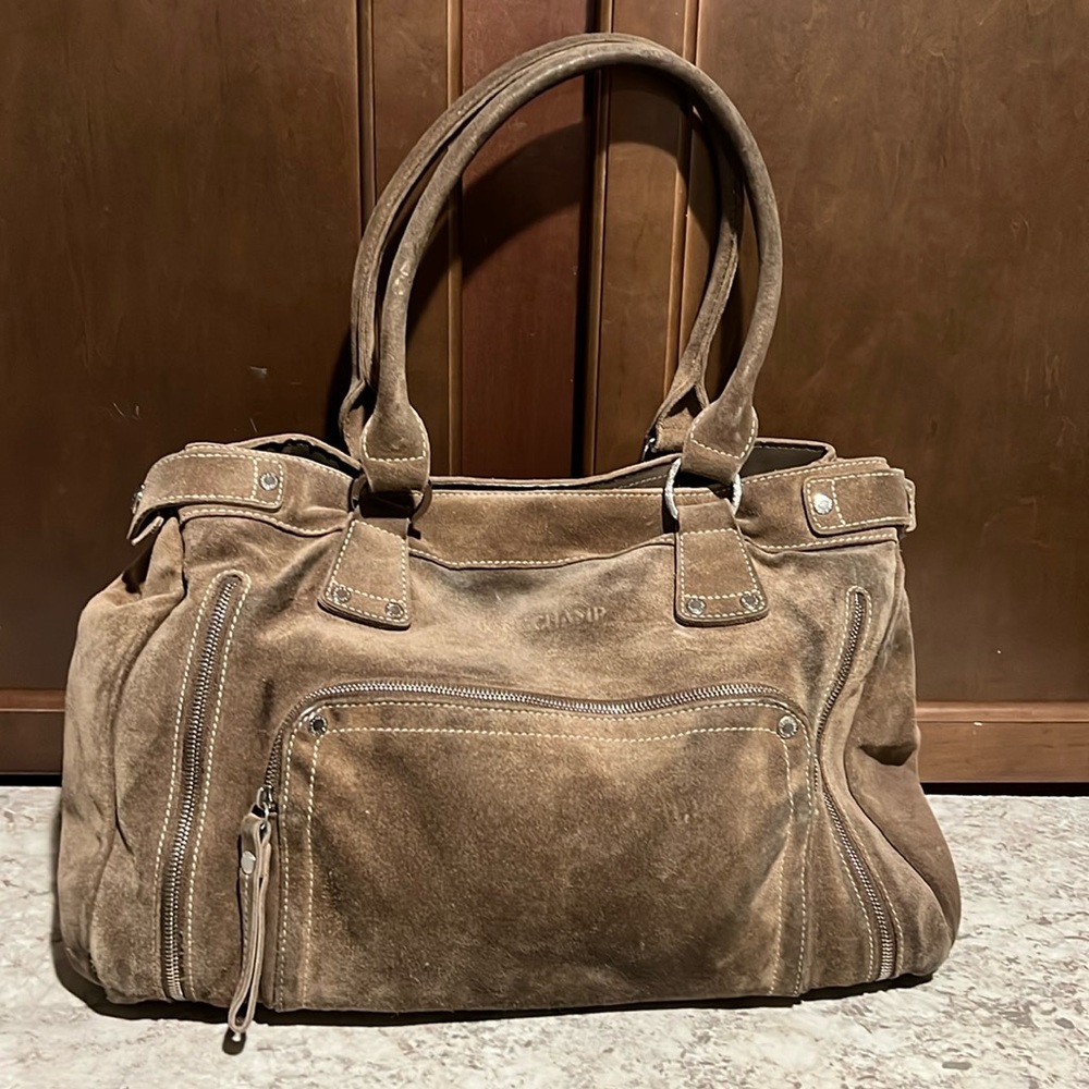 Longchamp Suede Tote bag